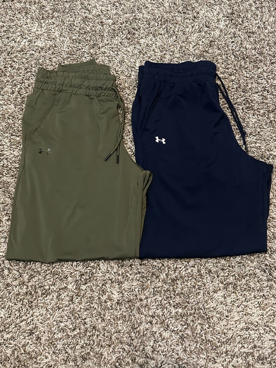 Under Armour Pants - Under Armour Kids Joggers in Olive Green & Navy